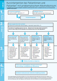 Detailanzeige: Leitfaden - Kurzintervention bei Patienten mit alkoholbezogenen Störungen